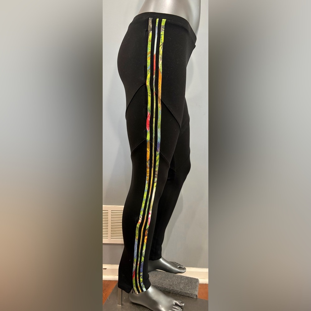 Altuzarra Black Three Colorblock Stripe Leggings- XS